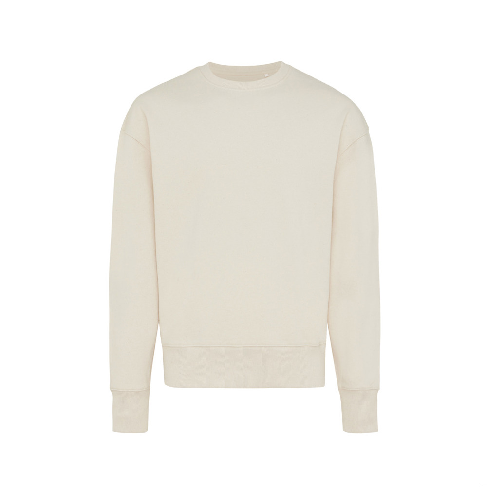 IQONIQ Kruger gerecycled katoen relaxed sweater - natural raw (± PMS natural raw undyed)