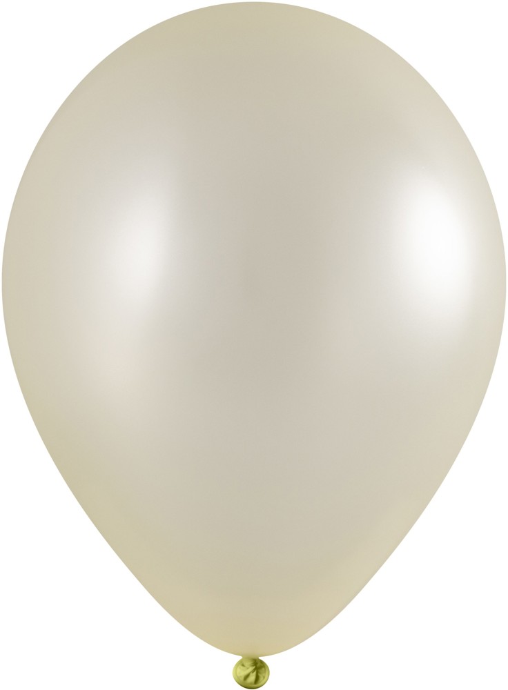 Ballonnen bedrukt High Quality Precision Print Ø 33 cm / omvang 85-95 cm / 11 inch, Midden groen (1061), Pastel, 7 kleuren - Licht geel Metallic (2611)