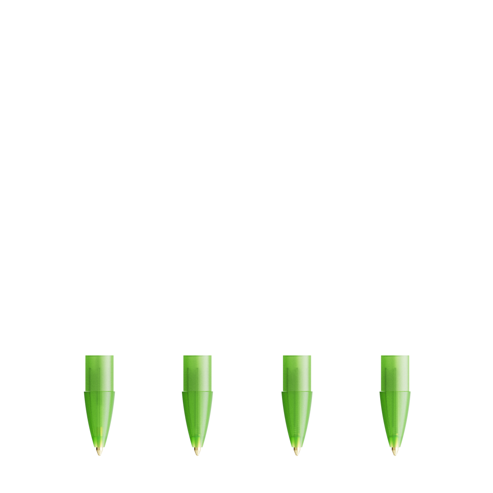 BIC® Wide Body - Frosted Groen Zwarte Inkt